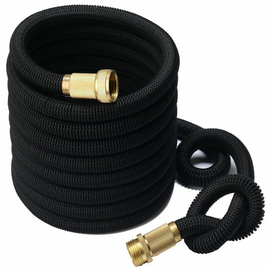 Expandable Garden Hose with 8-Pattern Spray Nozzle — 25 to 100FT