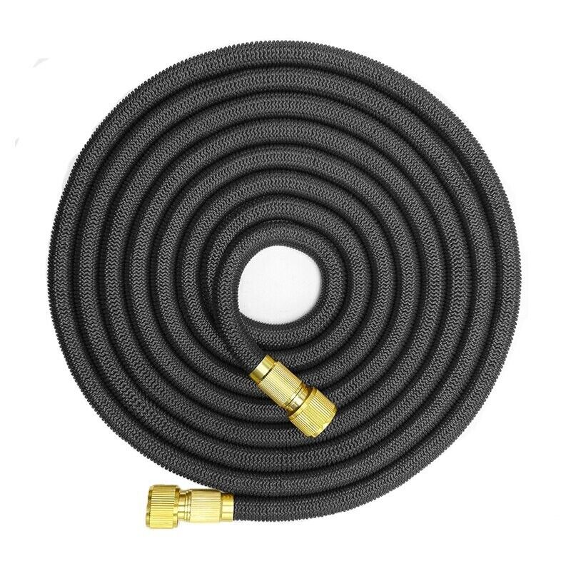 Expandable Garden Hose with 8-Pattern Spray Nozzle — 25 to 100FT