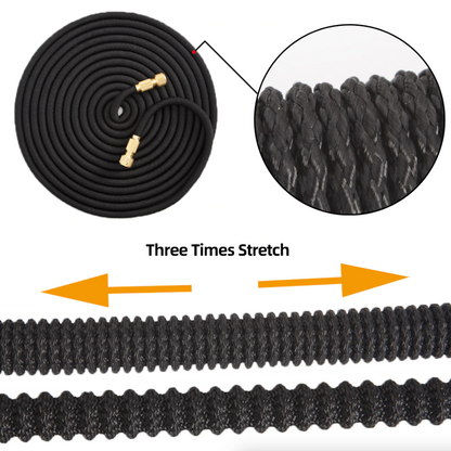 Expandable Garden Hose with 8-Pattern Spray Nozzle — 25 to 100FT