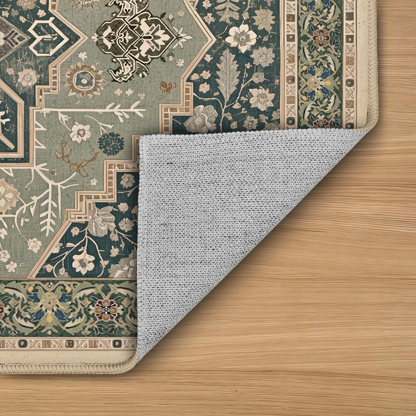 Boho Kitchen Rug Mat Sets 3 Piece, Farmhouse Non Slip Kitchen Rug Runner, Washable Non Skid Kitchen Rugs, Bohemian Kitchen Floor Mat For Entryway Laundry Room