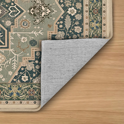 Boho Kitchen Rug Mat Sets 3 Piece, Farmhouse Non Slip Kitchen Rug Runner, Washable Non Skid Kitchen Rugs, Bohemian Kitchen Floor Mat For Entryway Laundry Room