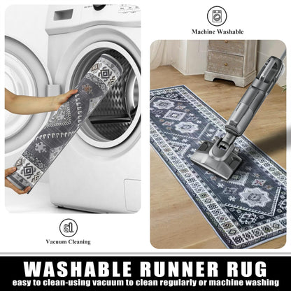 Boho Kitchen Rug Sets 3 Piece With Runner Non Slip Kitchen Rugs And Mats Washable Kitchen Mats For Floor Thick Kitchen Floor Mat Carpet Runner Rugs For Hallway Laundry Holiday Decor